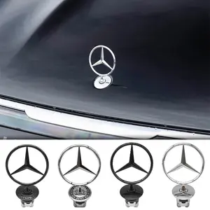 Mercedes-Benz Star Emblem Badge, Fits Mercedes Benz C-Class E-Class S-Class Models W204/w205/w212/w213/w211/w220/w222/w223