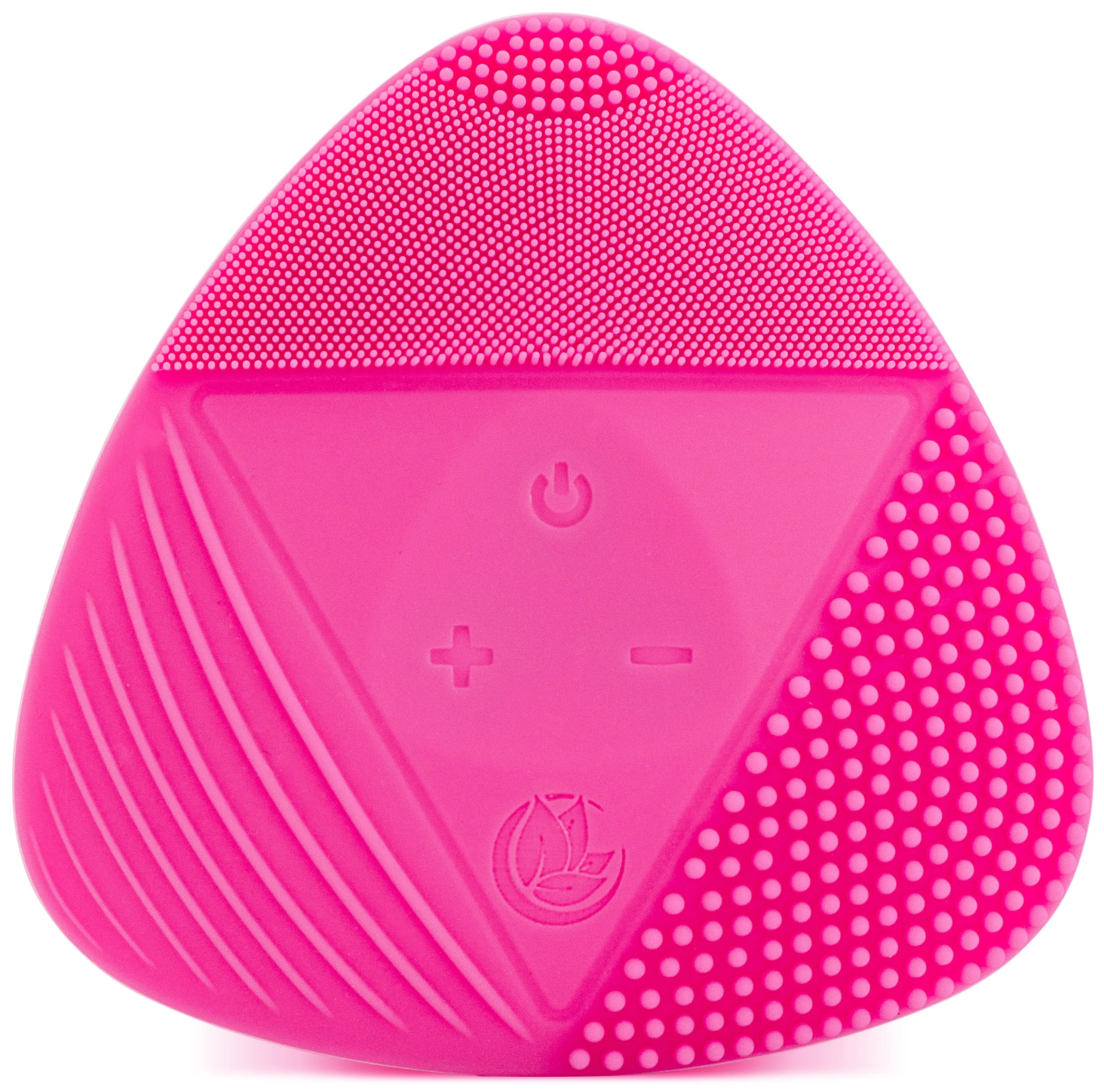 Sonic Facial Cleansing Brush by Microderm GLO - Deep Cleaning Exfoliating Face Scrubber Silicone Ultrasonic Daily Gentle Skin Care