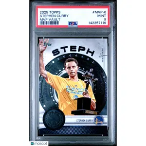 2025 Topps MVP Vault Stephen Curry #MVP-6 PSA 9 MINT