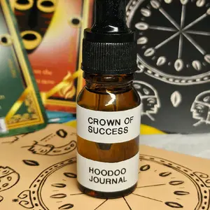 10 ml Crown of Success Conjure Herbal Oil Blend w/ Pyrite - Hoodoo