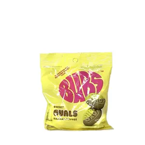 Bubs Swedish Candy Giant Oval Banana Toffee Sweet Swedish Import 5.5oz bag