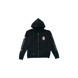 Deadly Doll Zip Up Hoodie "Black / Pink" CHRM0504