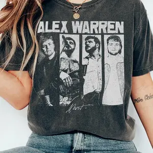 Vintage Alex Warren Retro T-Shirt, Music Tour 2025 Cheaper Than Therapy Global Sweatshirt, Alexx Warren Cloud Tee Casual Comfort Hoodie, Men's Outfits Local Gift for him, for her