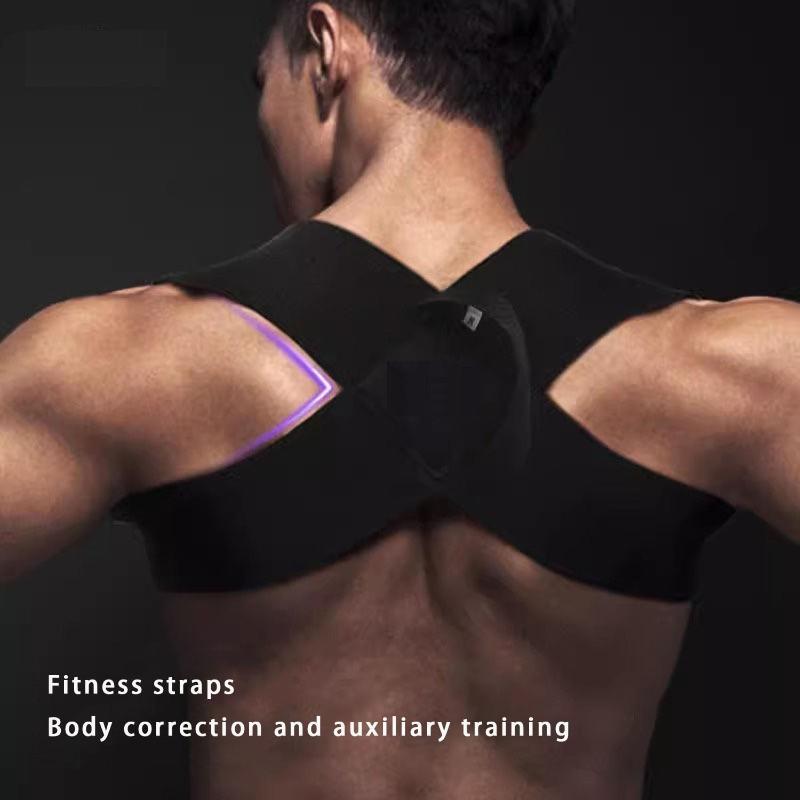 Fitness Heavy Shoulder Straps,Bench Press & Shoulder Training Assist Straps, Chest-Opening & Back-Straightening Support,Open Shoulder Assist Straps Shoulder ,Posture Correction Back Support Strap