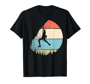 Vintage Style Rock Climbing Retro Bouldering Climber Gift  T-Shirt S-3XL