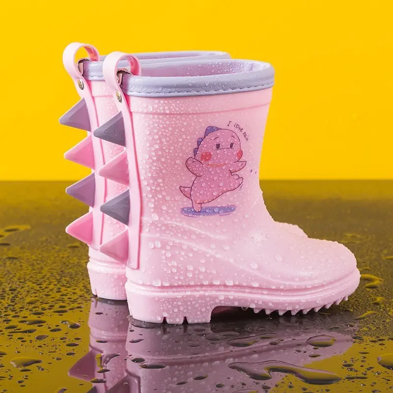 Pink Dragon Treasure Rain Shoes