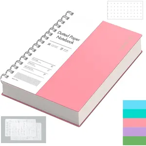 A5 Spiral Notebook - Dotted Journal with 300 Pages & 150 Sheets, 100gsm Dot Grid Paper, , Hardcover for Office School, Women & Men
