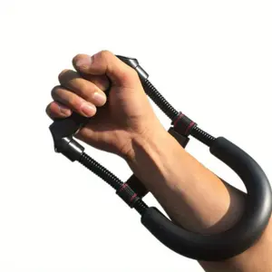 An Adjustable 45LB Forearm Strength Trainer, Used for Hand and Wrist Training - Improves Grip Strength and Endurance