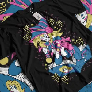 Yugioh Master Duel Anime T-Shirt & Sweatshirt, Dark Magician Girl Book Waifu Graphic Tee, Vintage Oversized Unisex Streetwear, Gift for Men Women