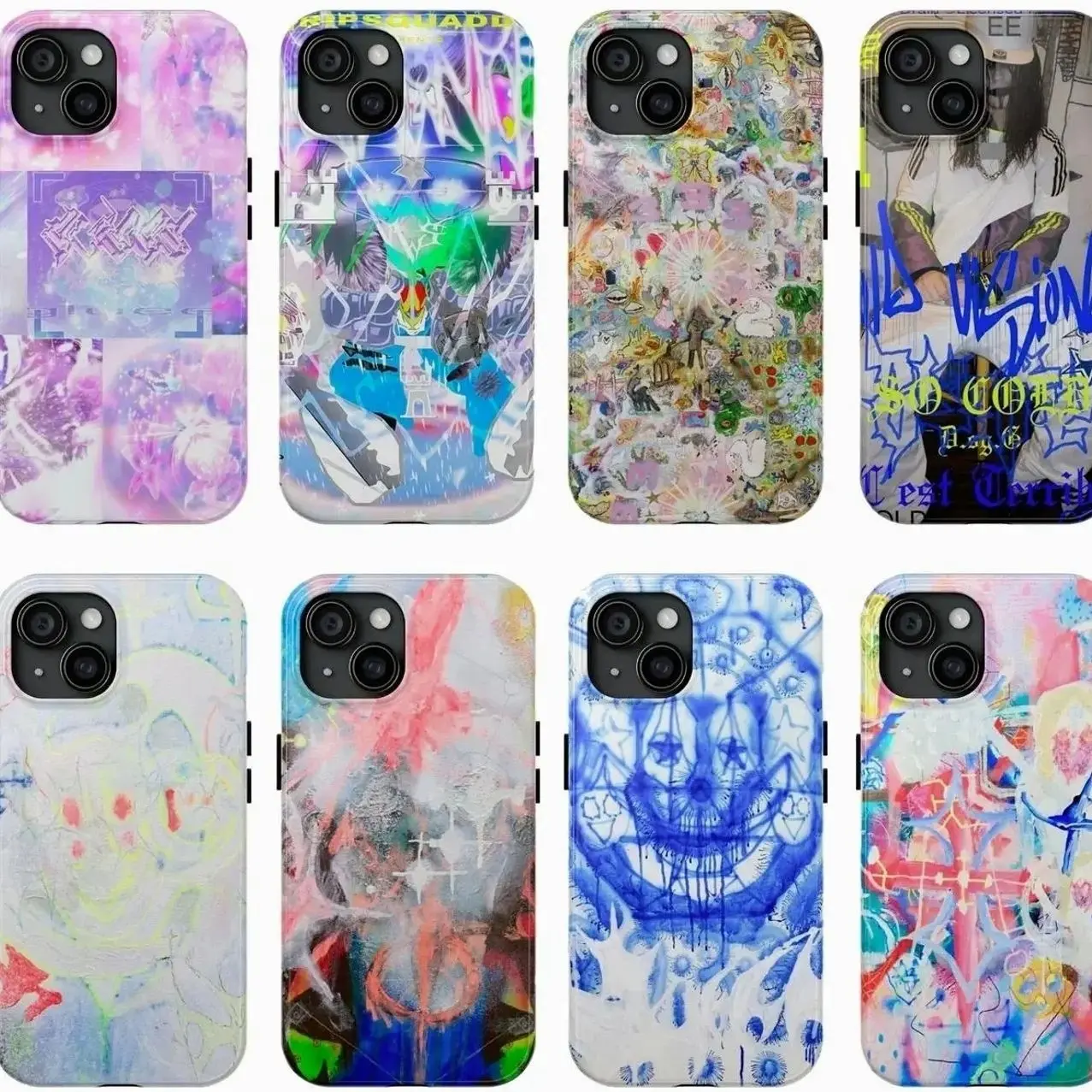 Bladee Aesthetic Tour 2025 Phone Case Gift Idea For Cloud Rap Fans, Drain Gang and Alternative Hip-Hop, Compatible with iPhone X, 11, 12, 13, 14, 15, 16, 17 & more