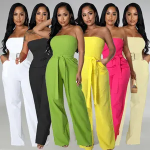 Women's Jumpsuit Pants Jumpsuit Trousers Women's High-waisted Jumpsuit 2025 New Summer Clothing