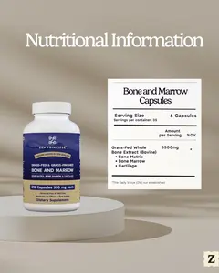 Beef Bone Marrow Capsules Ethically Sourced Vitamins Dietary