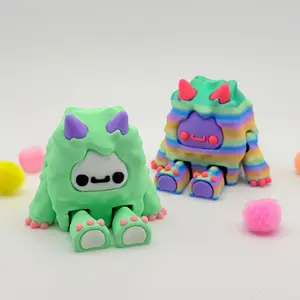 Baby X Bigfoot Yeti | 3D Printed Articulated Collectible for Desk Decoration Ornaments