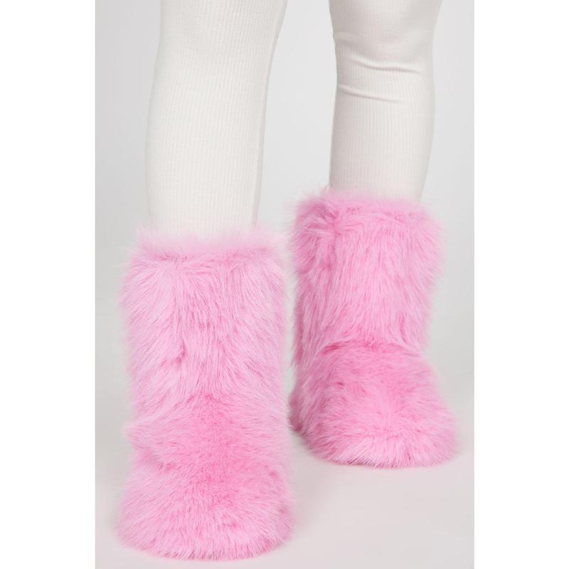 Chilly Days Booties - Pink