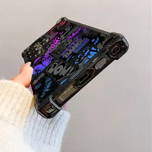 Cool Boy Pattern Mobile Phone Case for Galaxy S25 S24 S23 S22 S21 FE Ultra Plus 4G 5G, Anti-Fall Transparent Soft Back Cover