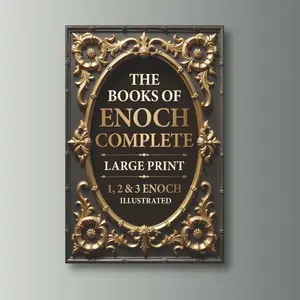 The Complete Books of Enoch: Large Print Illustrated Edition – 1 Enoch, 2 Enoch, 3 Enoch with Introductions, Commentary & Authentic Art