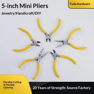 1pc,5 Inch Sharp Nose Pliers, DIY Mini Pliers, Jewelry Making Tools, Industrial Use, Home Crafts, Random Color, 1 Piece