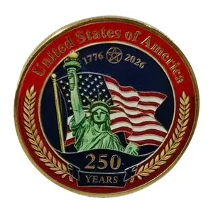 American 250th Anniversary Commemorative Coin, Beautiful Collectible Coin, Historical Enthusiast Collection Coin, Perfect for History Lovers