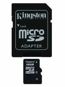 USED-Professional Kingston MicroSDHC 16GB (16 Gigabyte) Card for Motorola ES400 Phone Phone with custom formatting and Standard SD Adapter. (SDHC Class 4 Certified)