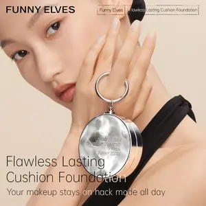 FUNNY ELVES Flawless Lasting Cushion Foundation   FUNNY ELVES Dewy Lasting Foundation 1.0