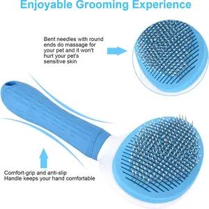 Pet Hair Brush for Cats and Dogs, Ultimate Fur Remover Comb, Efficient Pet Grooming Tool, Easy-To-Use Animal Hair Cleaner