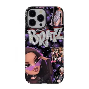B-Bratz Y2K Grunge Phone Case|Y2K Baddie Aesthetic Shockproof Phone Cover For iPhone 17 Pro Max 16 15 14 13 12 11 for Samsung S21 S22 S23 S24 S25 Phone Case|Tough Phone Case|Valentine's Day Gift | Gift for Him/Her
