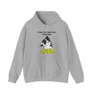 Border Collie Funny Unisex Hooded Sweatshirt