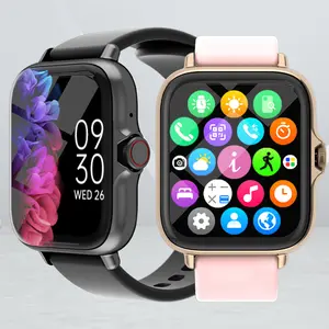 2026 Budget Titanium Smart Watch, 1.83'' Waterproof, with Heart Rate Tracking, Sleep Monitoring, Sports Pedometer, Message Alerts, Call Answering Function for iPhone & Android