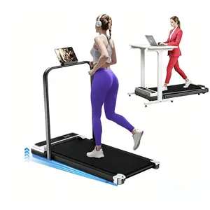 Portable Treadmills with Incline for Home and Office, Small Folding Treadmill for Home Office with 300 LBS Capacity, Walking Running Exercise Electric Compact Treadmill with LED Display Home Gym Equipment Home Workout Equipment