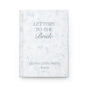 Custom Letters to the Bride Book Bridal Shower Memory Scrapbook Bride-to-Be Gift Personalized Wedding Keepsake Bridal Party Gift to Bride