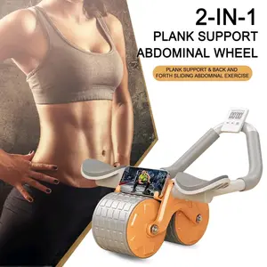Abdominal Roller wheel Exercise  Automatic Rebound For Home Fitness!!!!!