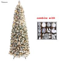 7.5FT Pencil Tree w/ ball-80ct