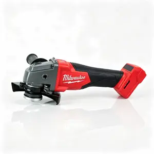 Milwaukee M18 125mm Brushless Angle Grinder (Tool Only) 8500 RPM 4‑Speed for Metal Cutting, Weld Grinding & Rust Removal – Bare Unit for Contractors Set