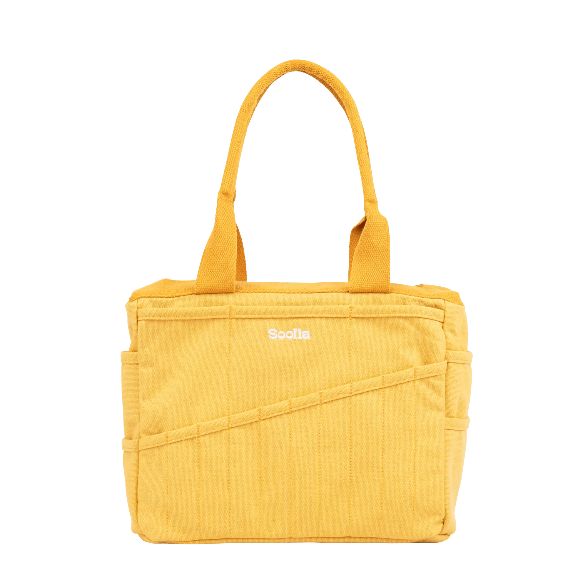 Soolla® Studio Bag, Sunset Mustard, Pottery Tool Bag, Craft Organizer, Knitting Bag, Crochet Yarn Tote