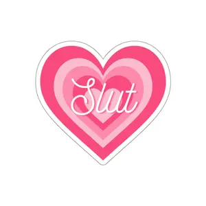 Sl*t Die-Cut Stickers 3X3