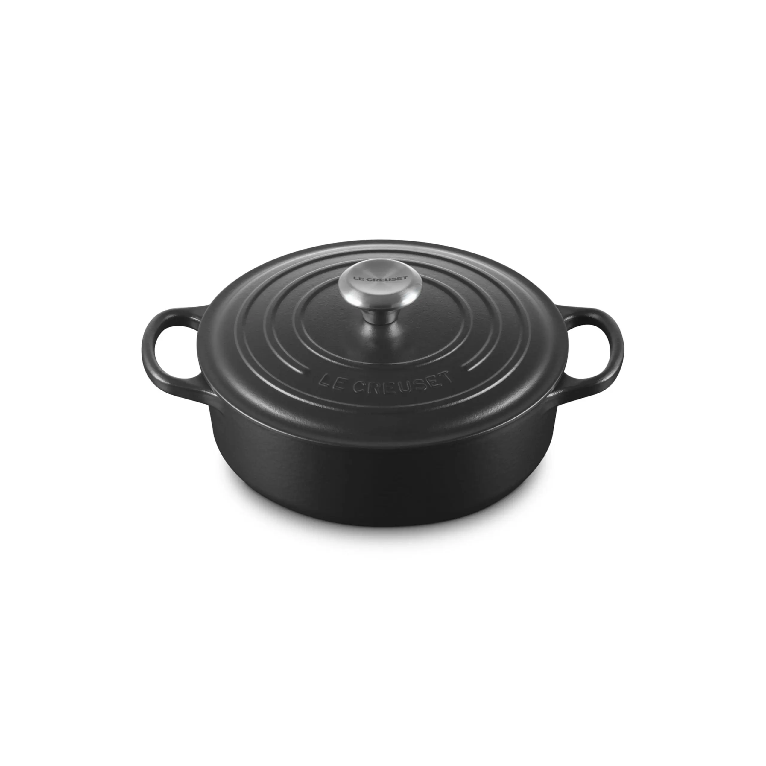 Le Creuset Enameled Cast Iron Signature Round Wide Dutch Oven, 3.5 qt.