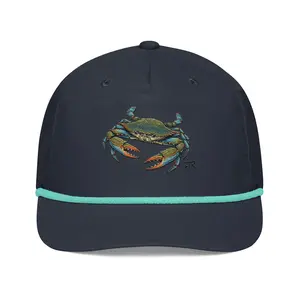 FLR Blue Crab Seaside Rope Hat