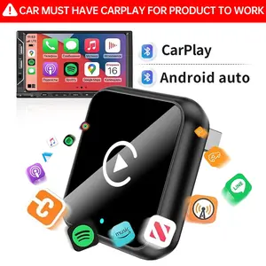 2025 Wireless carplay Adapter for iPhone/Android - Fast Connection,No Latency,Hands-Free Call wireless adapter Electronic Charger carplay dongle