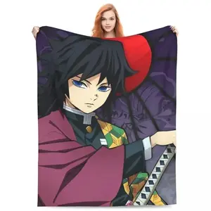 Hysteric MiniS Graphic Blanket Ultra Soft Flannel Cozy Warm All Season Bedroom Couch Sofa Office Travel Camping Throw Decor Birthday Gift Christmas Gift for Hip Hop Fans Teens Men Women Harajuku Streetwear Style