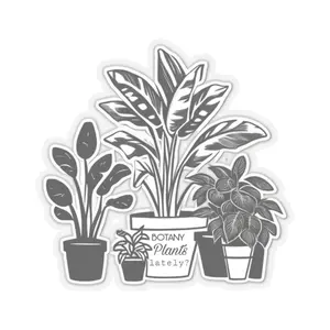 BOTANY PLANTS LATELY Sticker