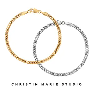 Mini Cuban Bracelet (3mm Unisex)