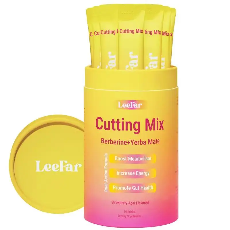 LeeFar Cutting Drink Mix –| Strawberry Açaí Flavor – 30 Servings