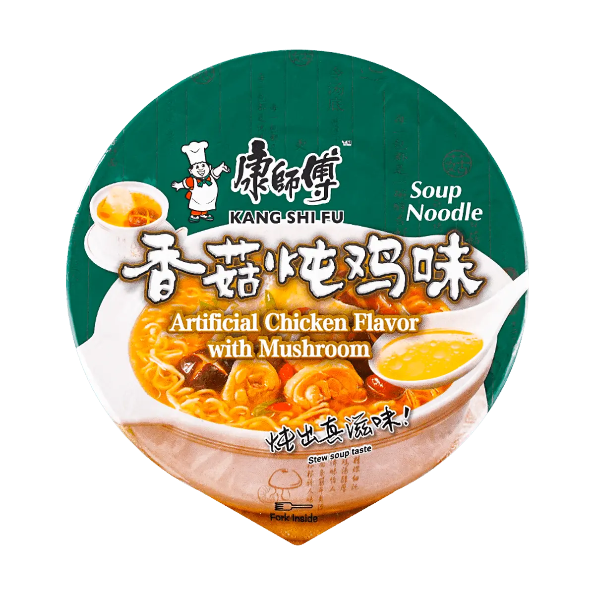 MASTER KONG Chicken & Mushroom Noodle Soup - Instant Noodles, 3.66oz