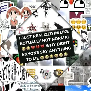 80 Pcs Sublimation Transfer Stickers for Phone Cases, Laptop Bags, Refrigerator Decorations, DIY Craft Supplies, Durable & Easy Application