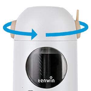 tenwin Fully Automatic Electric Pencil Sharpener for Colored Pencils 7-11.5mm, Durable Blade, Rechargeable, No-Touch Design, Ideal for Home & Classroom Writing Tool Teacher Gift Shavings