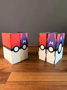 Poke Book | Trading Card Binder w/Top Loaders Included Toploaders Sports Card Sleeves