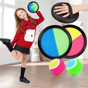 Suction Cup Ball Toys, Toss and Catch Ball Set, Outdoor Sports Racket, Palm Ball, Yard Camping Party Game Toys