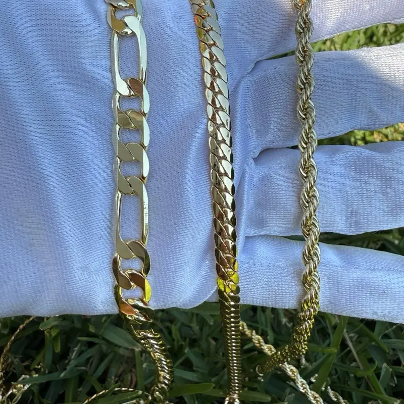 Elegant 24 Inch Plated Chain for Him or Her - High-Quality Tarnish-Free Jewelry for Everyday Wear & Formal Events