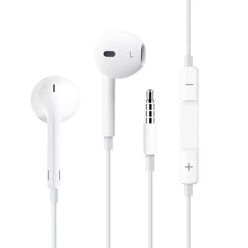 Wired Earphones with Mic, Type-C & 3.5mm Jack Wired Headphones, Volume Control Stereo Earbuds for Android semi-in-ear bud wrapped