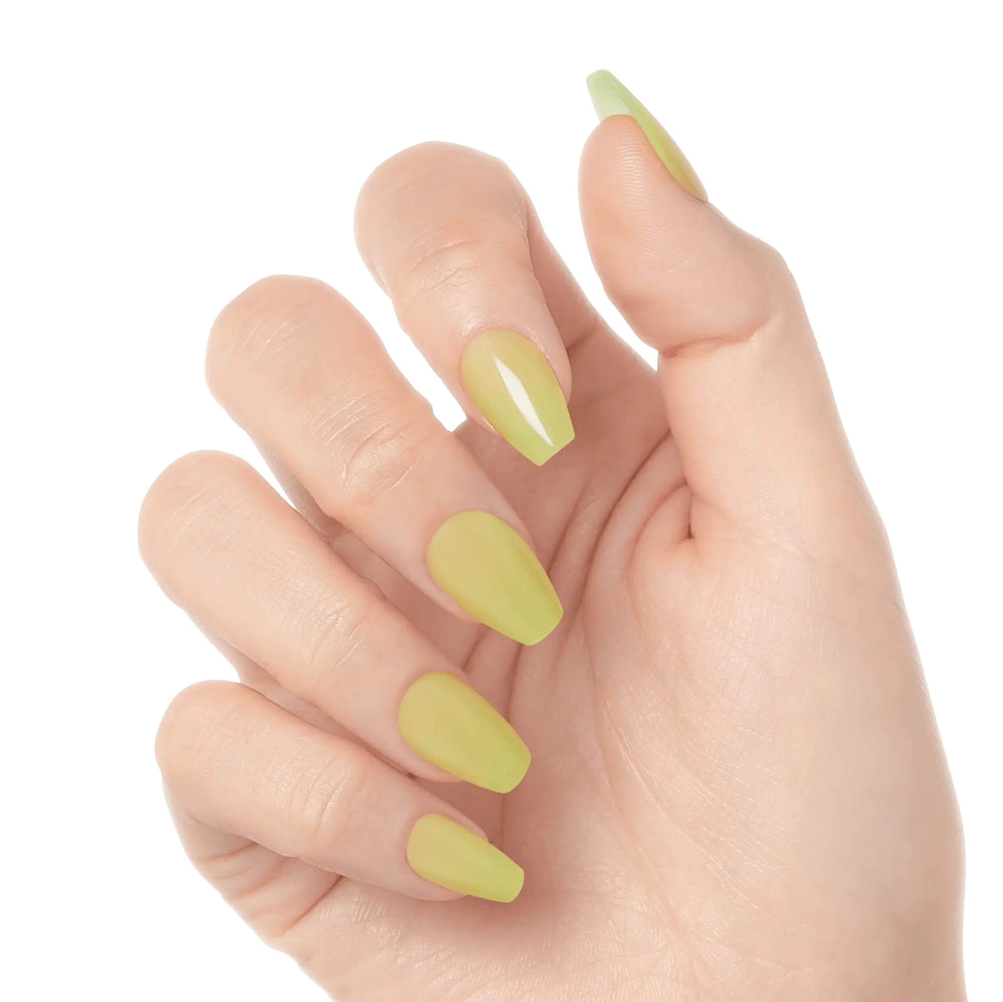 Kiss Salon X-tend Color Press On Soft Gel Nails - I Got This | Solid, Green, Short, Coffin